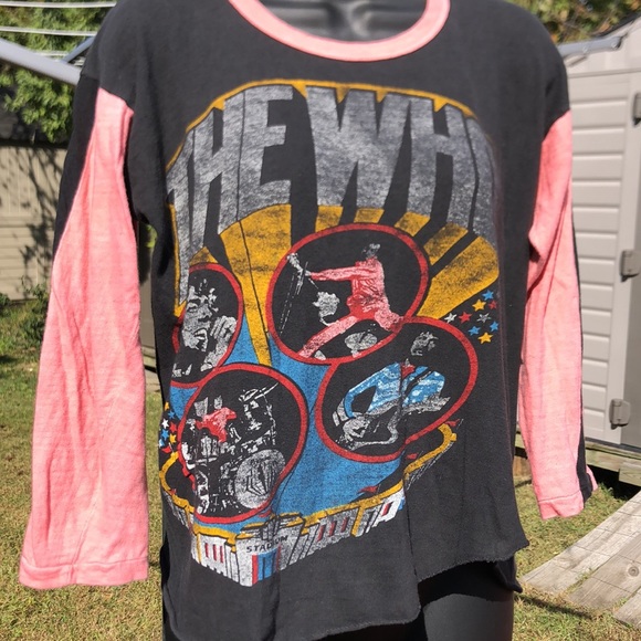 Vintage Who 1982 World Tour concert tshirt Rare! - Picture 1 of 6